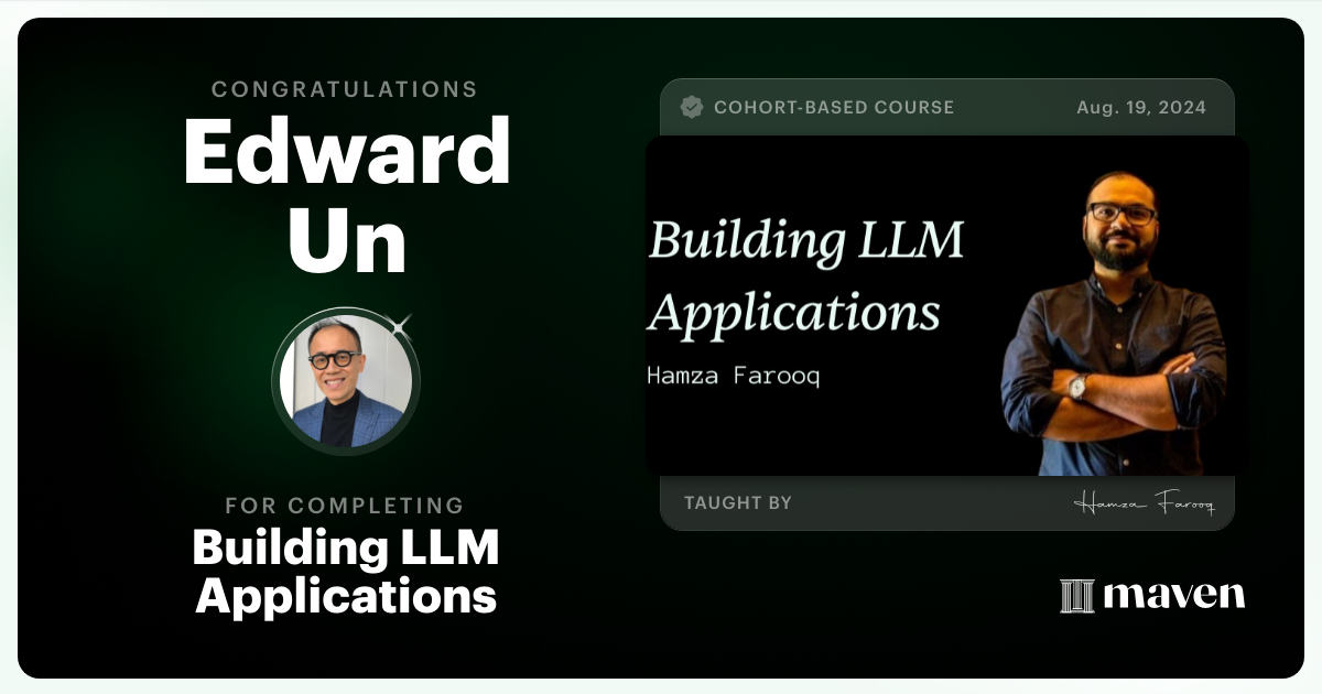 Certificate of Completion for Agentic AI System Design for PMs