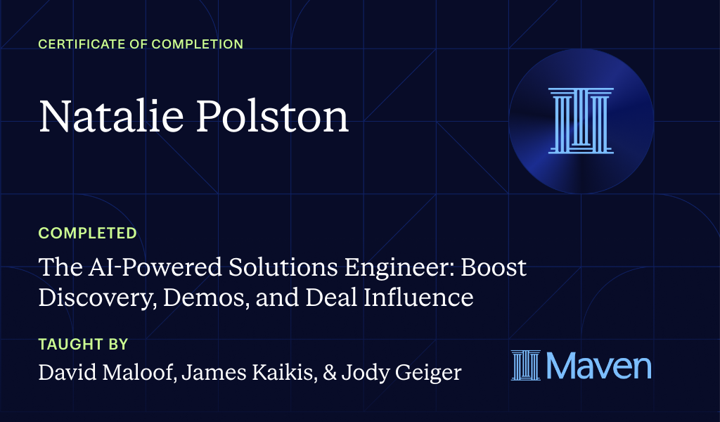 Certificate for Lightship 