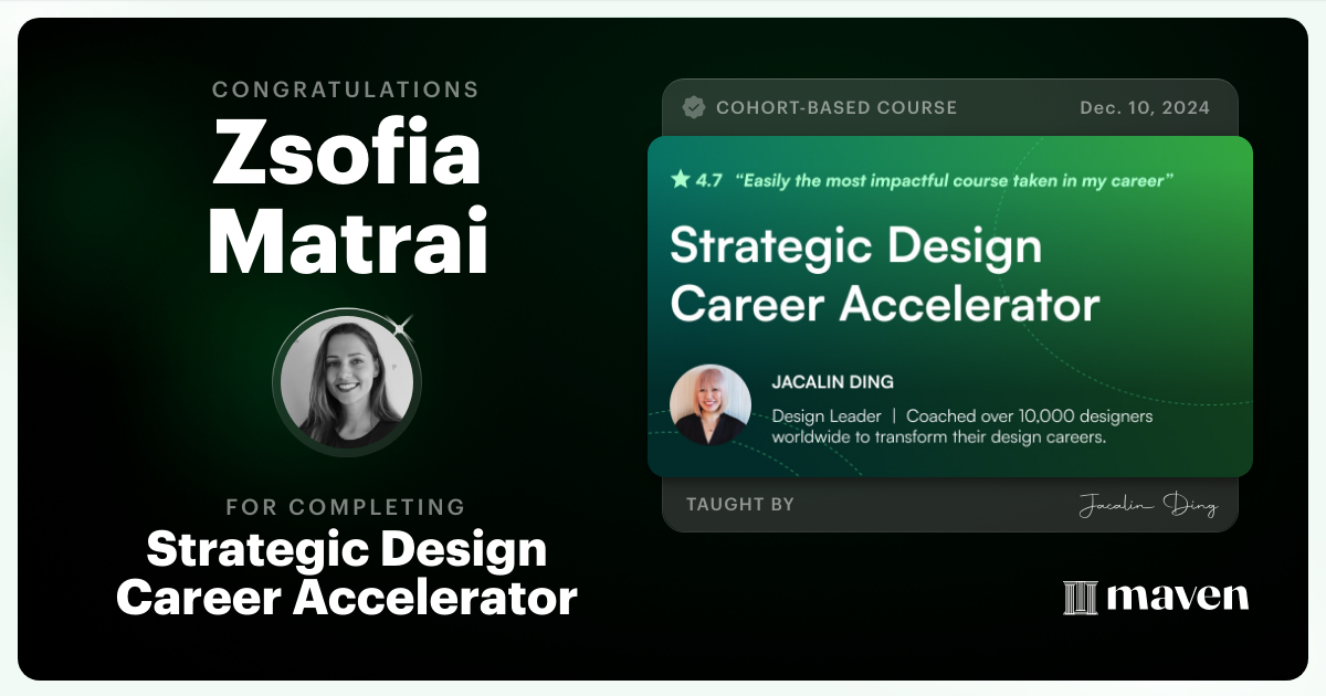 Certificate of Completion for AI-Powered Strategic Design Accelerator