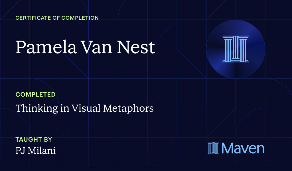 Certificate for Thinking in Visual Metaphors