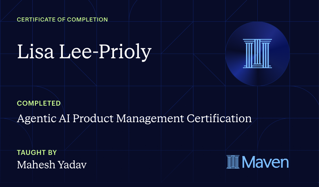 Certificate for Master Agentic AI for PMs with Official Anthropic Claude Certifications