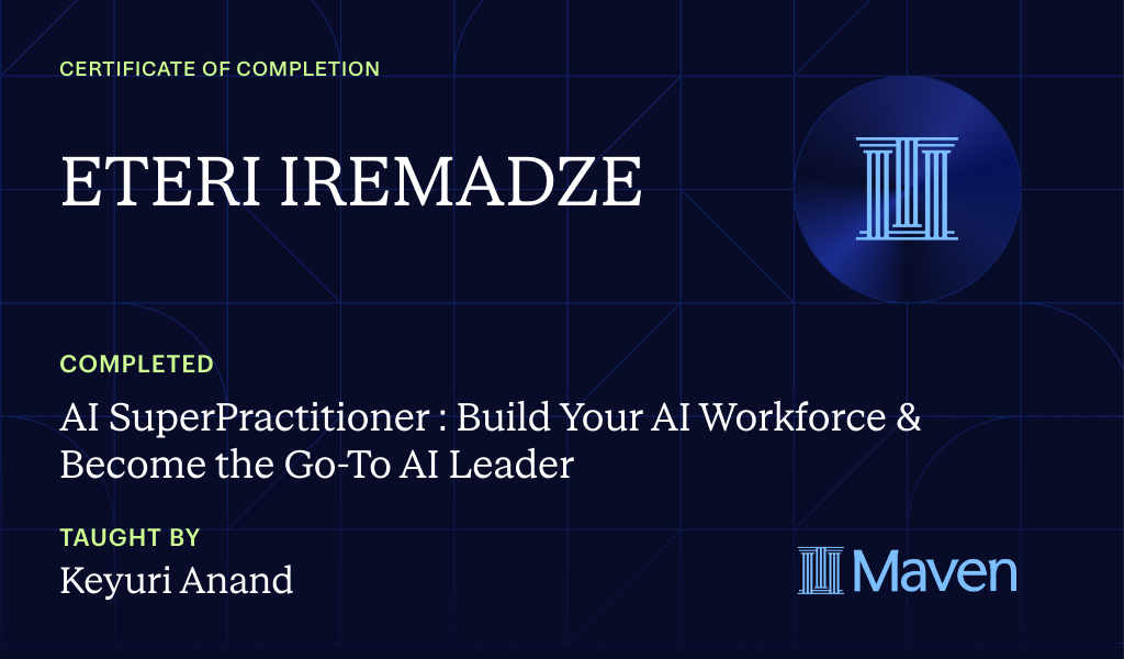 Certificate for Mastering Agentic AI for Non-Tech Professionals