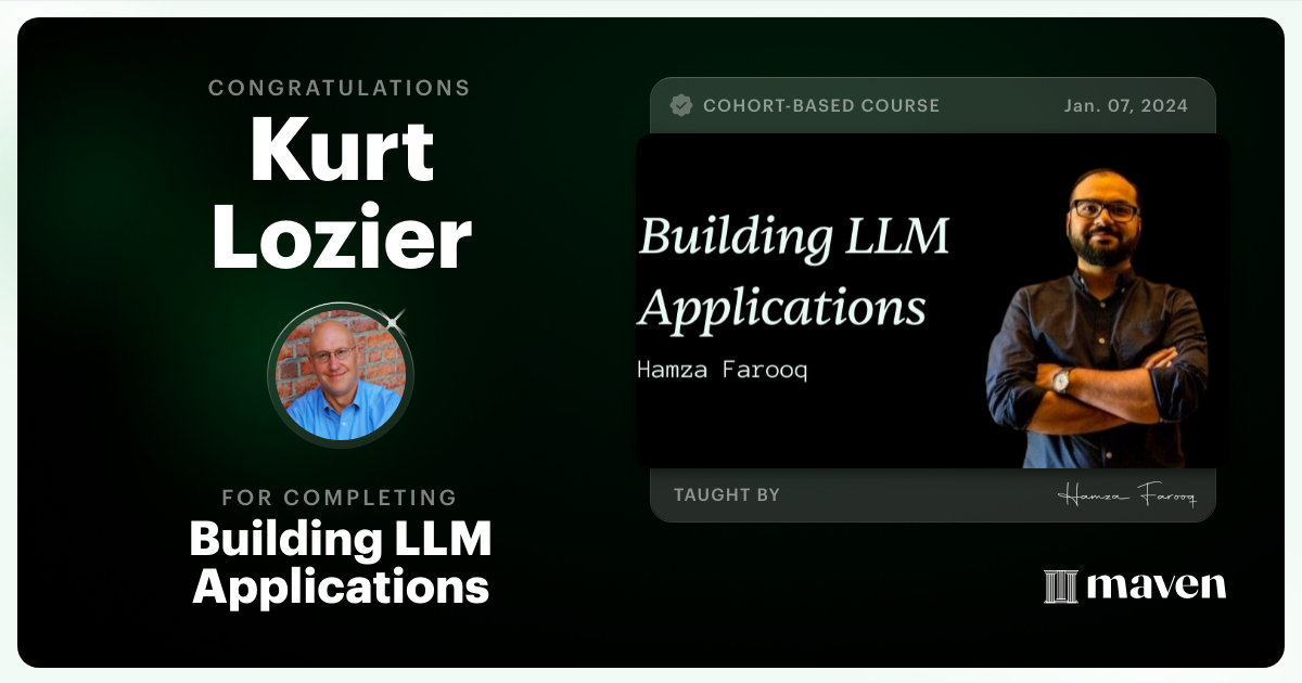 Certificate of Completion for Agentic AI System Design for PMs