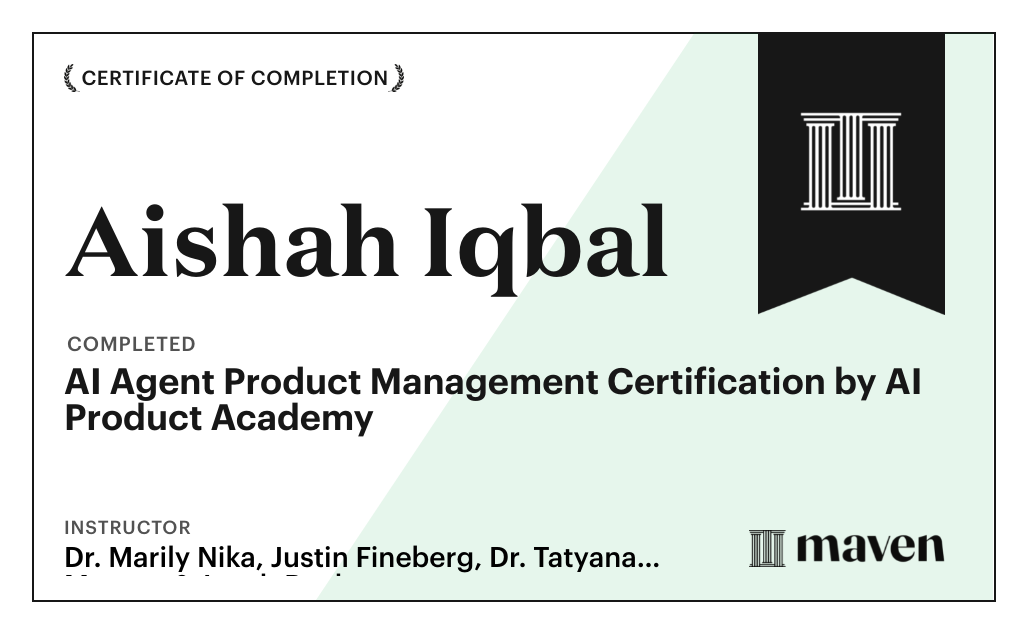 Certificate for OpenClaw & Claude Code Certification for AI-Native PMs by AI Product Academy