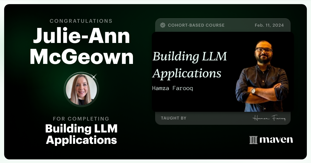 Certificate of Completion for Agentic AI System Design for PMs