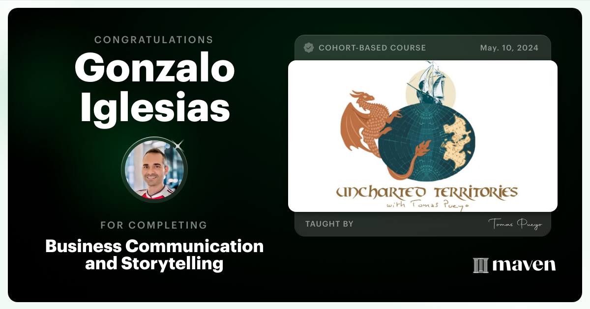 Certificate of Completion for Become a World-Class Communicator