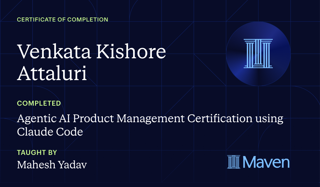 Certificate for Master Agentic AI for PMs and FDEs with Official Anthropic Claude Certifications