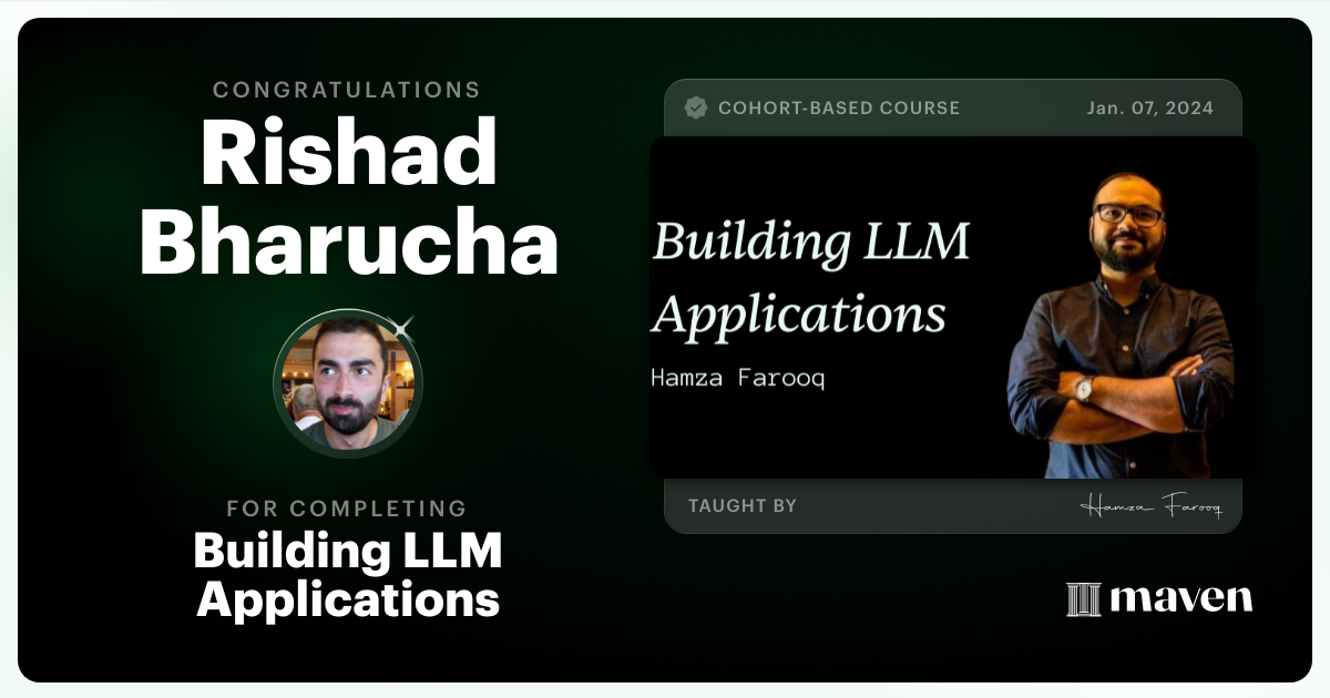 Certificate of Completion for Agentic AI System Design for PMs