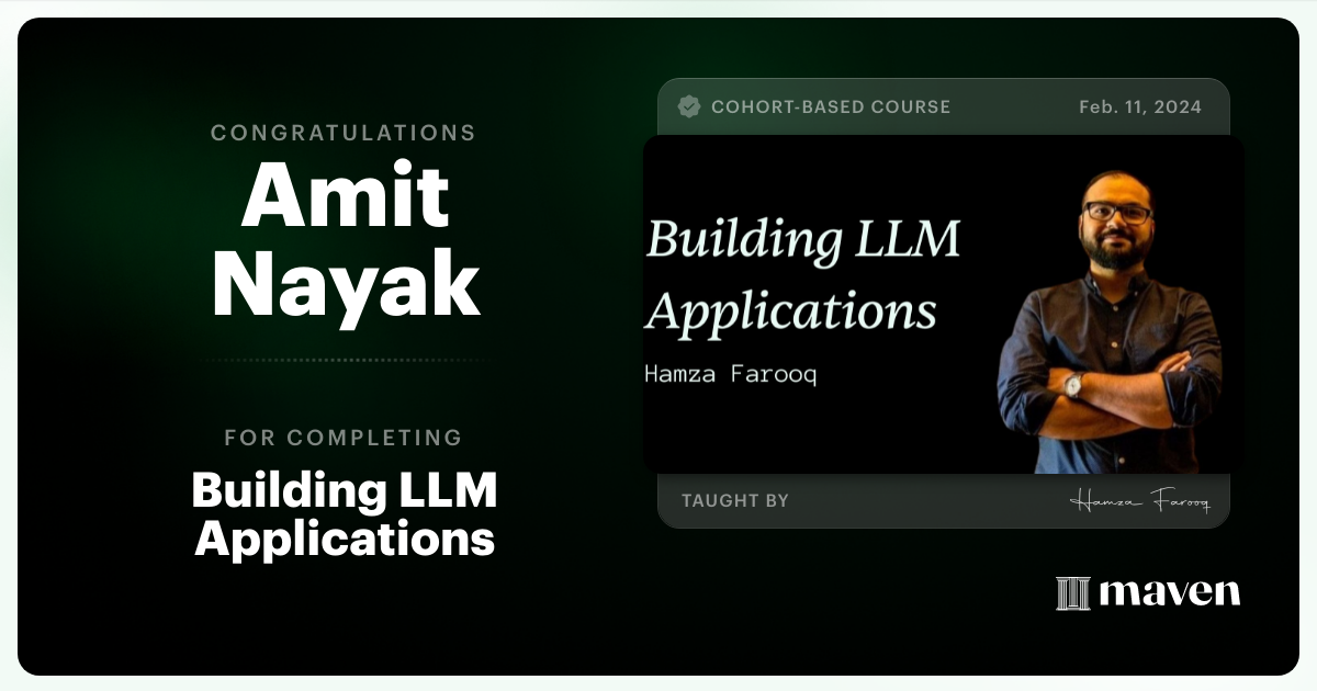 Certificate of Completion for Agentic AI System Design for PMs