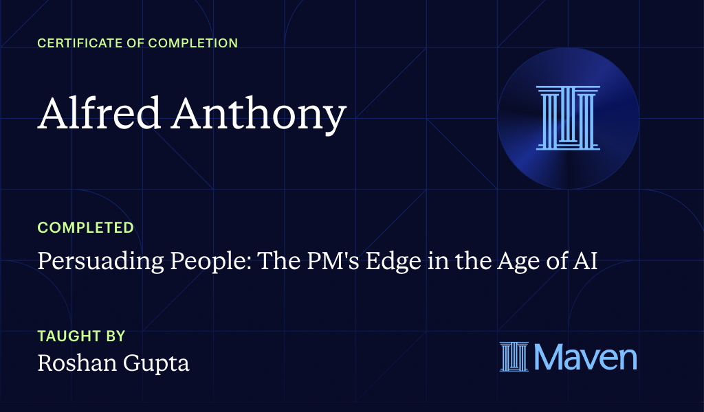 Certificate for Persuading People: The PM's Edge in the Age of AI