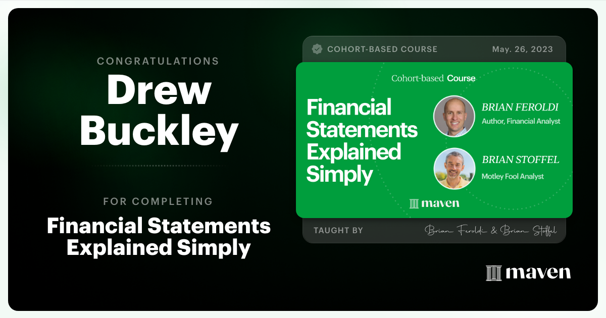 Certificate of Completion for Financial Statements Explained Simply