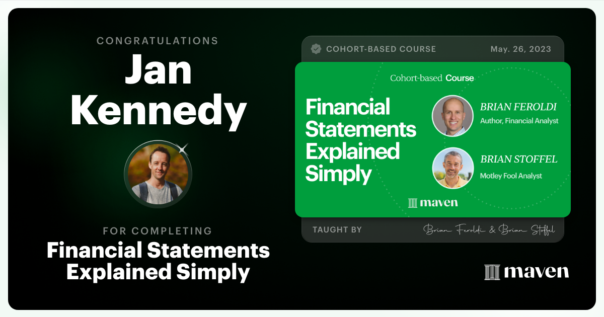 Certificate of Completion for Financial Statements Explained Simply