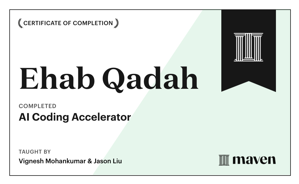 Certificate for Agent-First Software Engineering