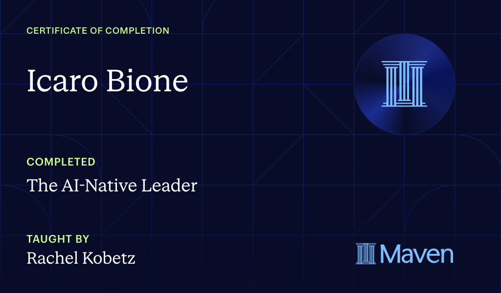 Certificate for The AI-Native Leader