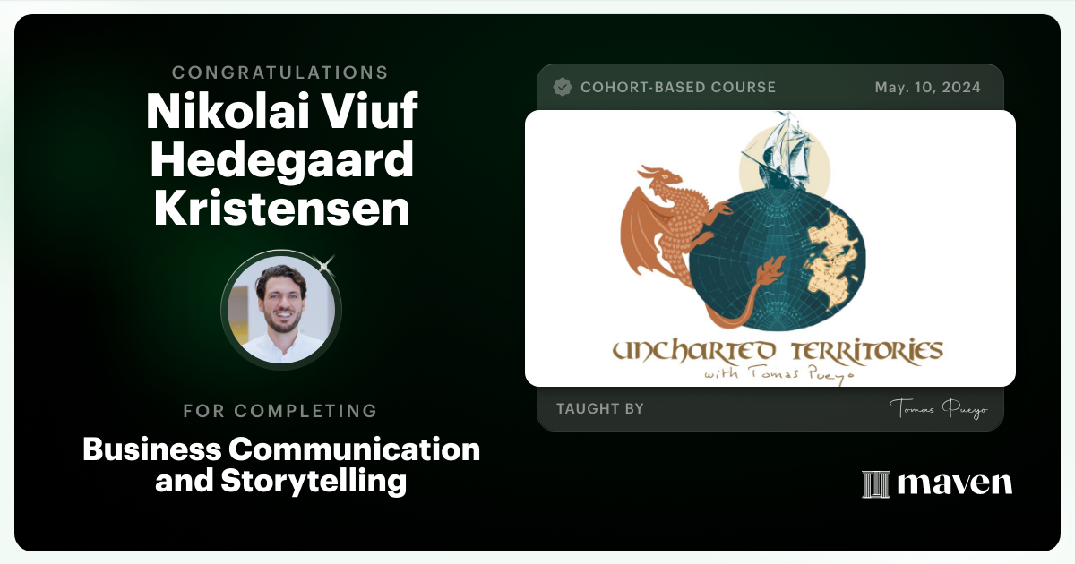 Certificate of Completion for Become a World-Class Communicator