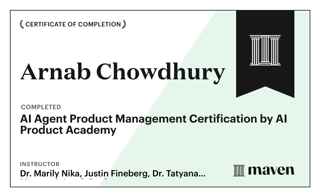 Certificate for OpenClaw & Claude Code Certification for AI-Native PMs by AI Product Academy