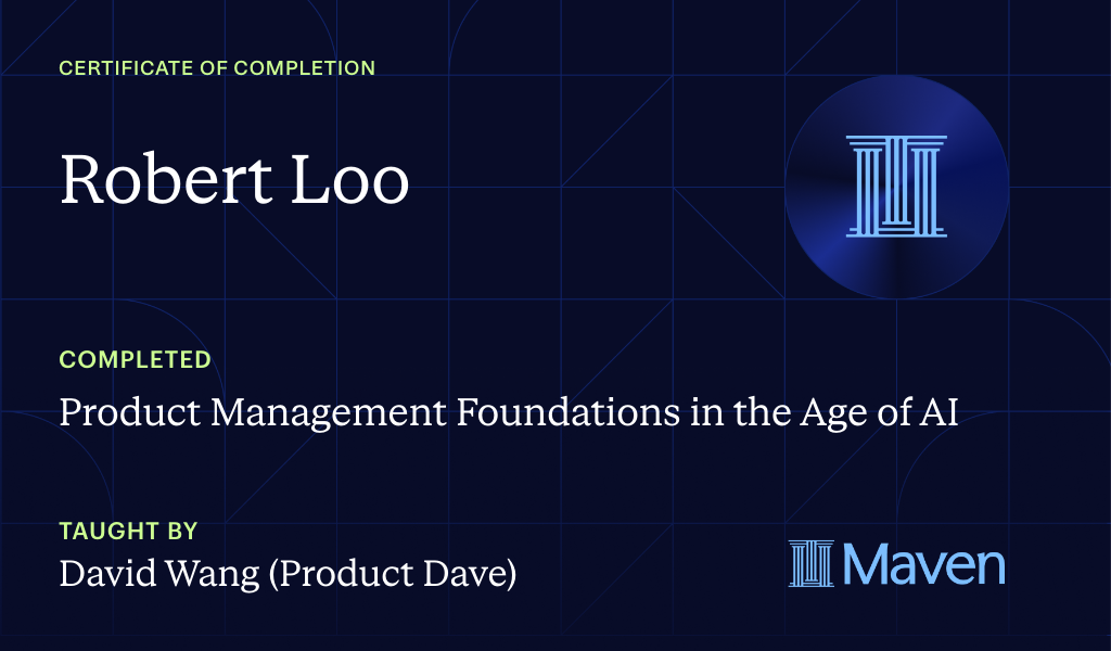 Certificate for Break Into Product with AI