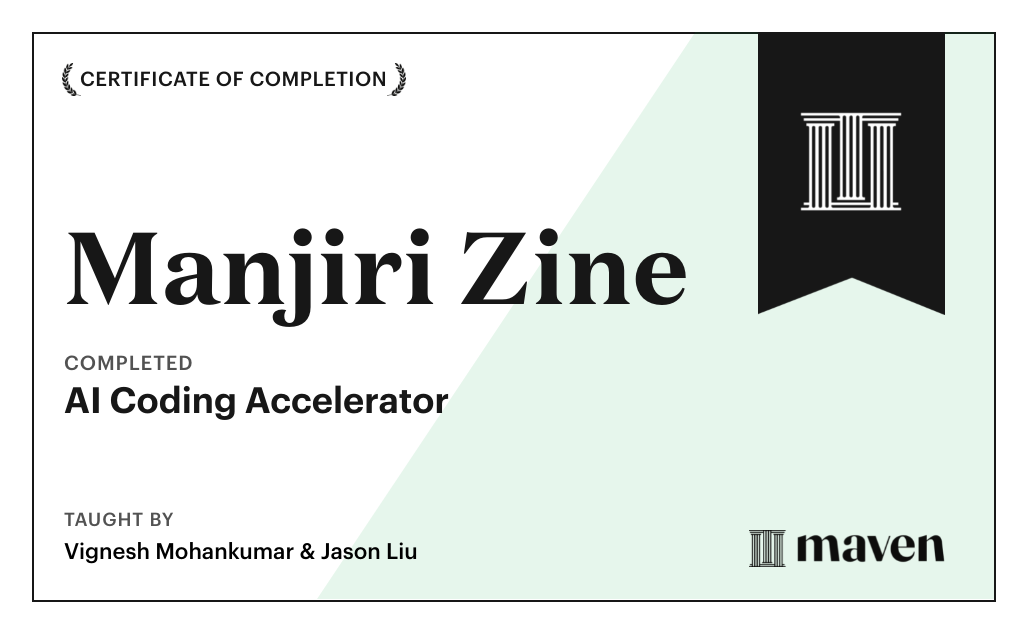 Certificate for Agent-First Software Engineering