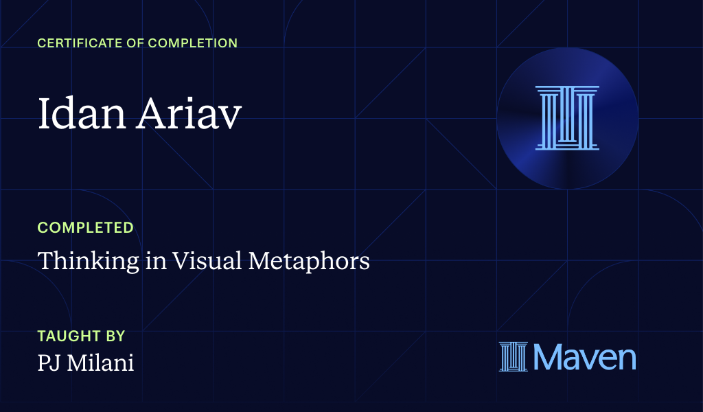Certificate for Thinking in Visual Metaphors