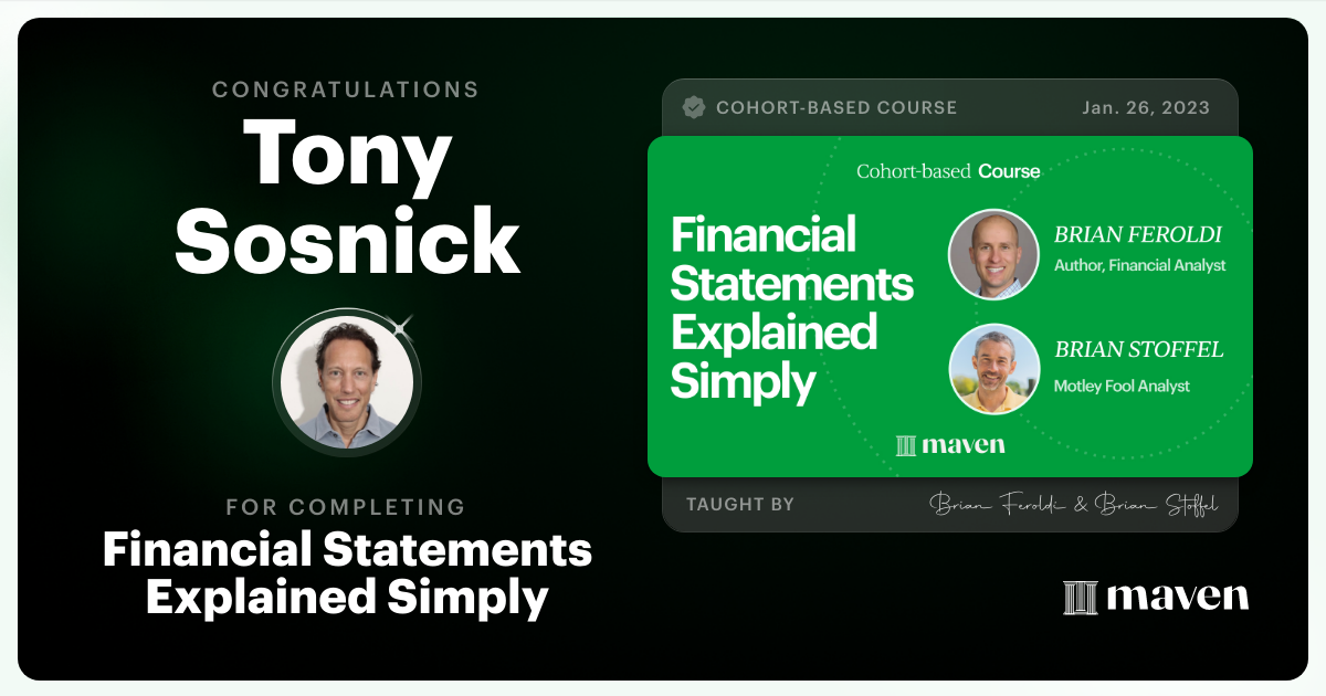 Certificate of Completion for Financial Statements Explained Simply