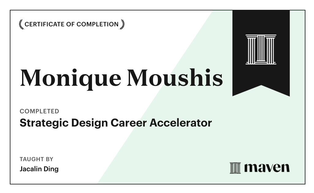 Certificate for AI-Powered Strategic Design Accelerator