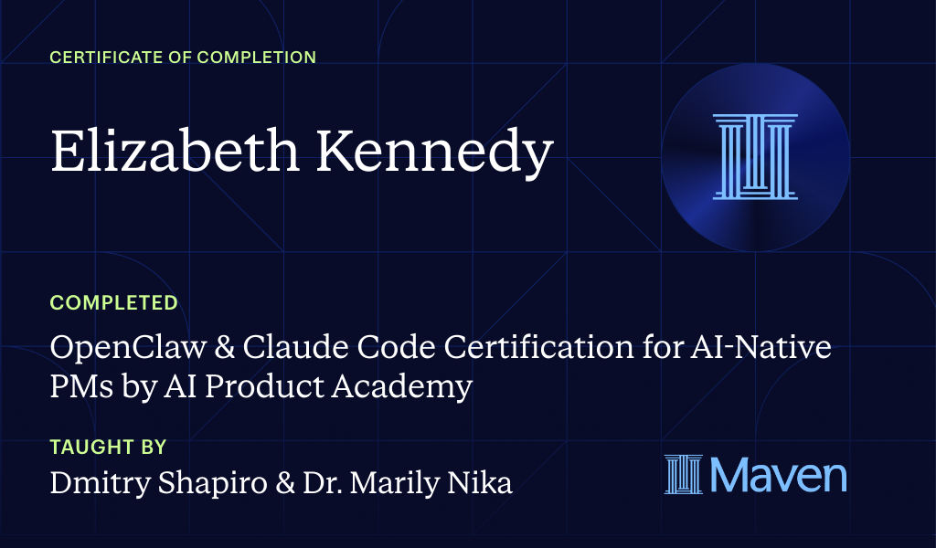 Certificate for The Omarchy Bootcamp
