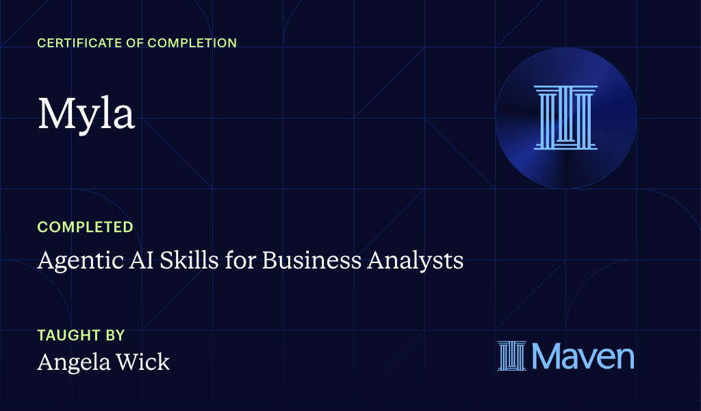 Certificate for Analysis for Agentic AI - Enabling Real Outcomes