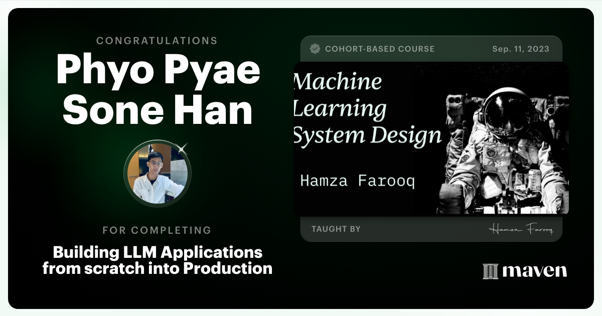 Certificate of Completion for Agentic AI for Product Managers