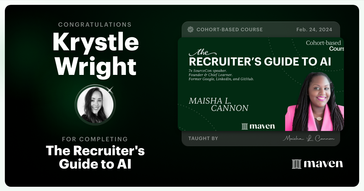 Certificate of Completion for Future-Ready Recruiting