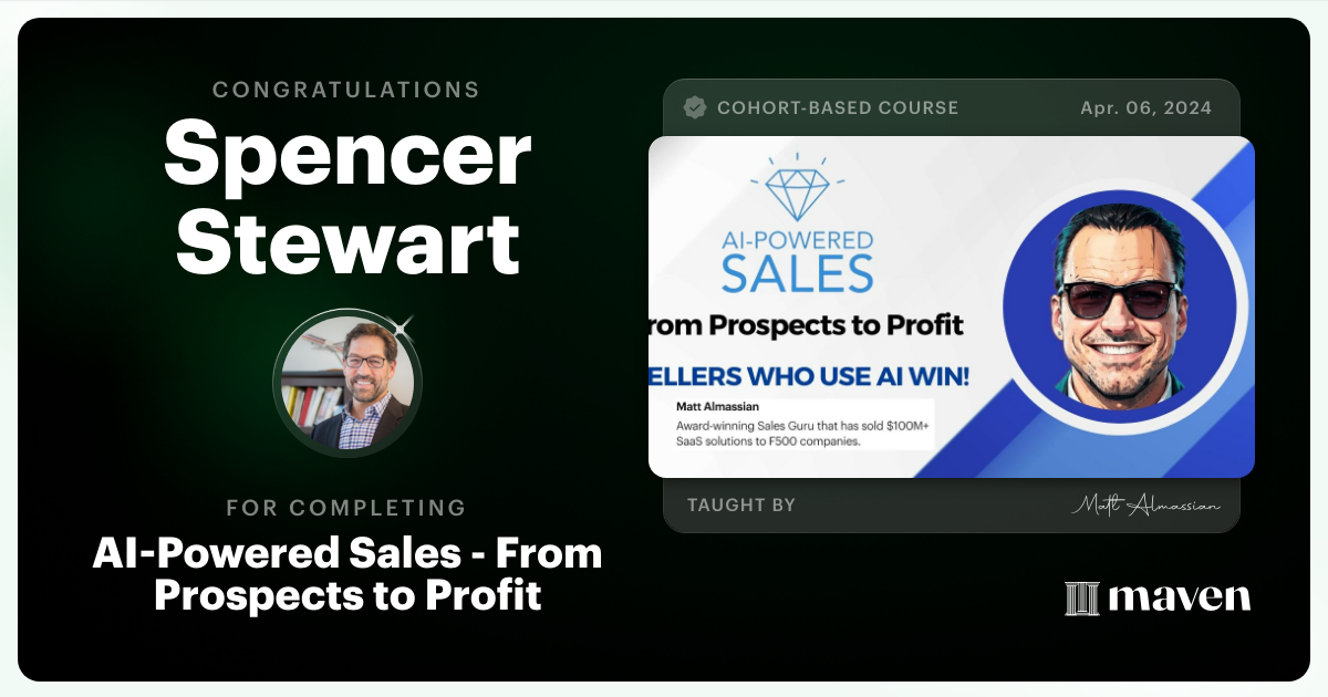 Certificate of Completion for AI for Non-Techies: 3 AI Platforms in just 2 Hours