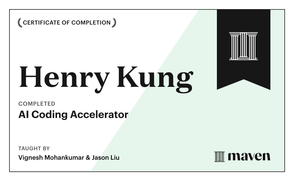 Certificate for Agent-First Software Engineering